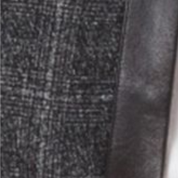 Pari Passu Jessica Black Tweed Cropped Jacket w Shoulder Pads (Sleeves Tailored) - Picture 11 of 11